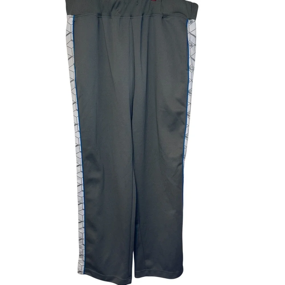 Akademiks Men's Track Pants Straight Leg Athletic Piping Pull On Gray Size 2XL - Picture 1 of 13